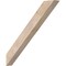 Ekena Millwork 3 1/2"W x 26"D x 26"H Traditional Smooth Knee Brace, Douglas Fir BRC04X26X26TRA00SDF - alternate 1